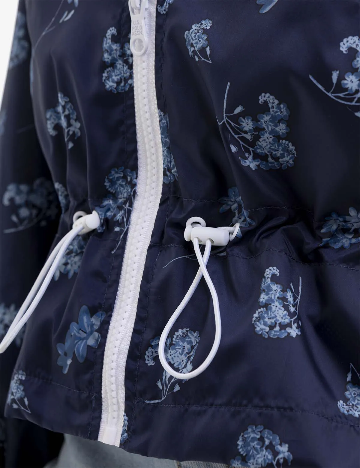 ALL OVER FLORAL PRINTED WINDBREAKER