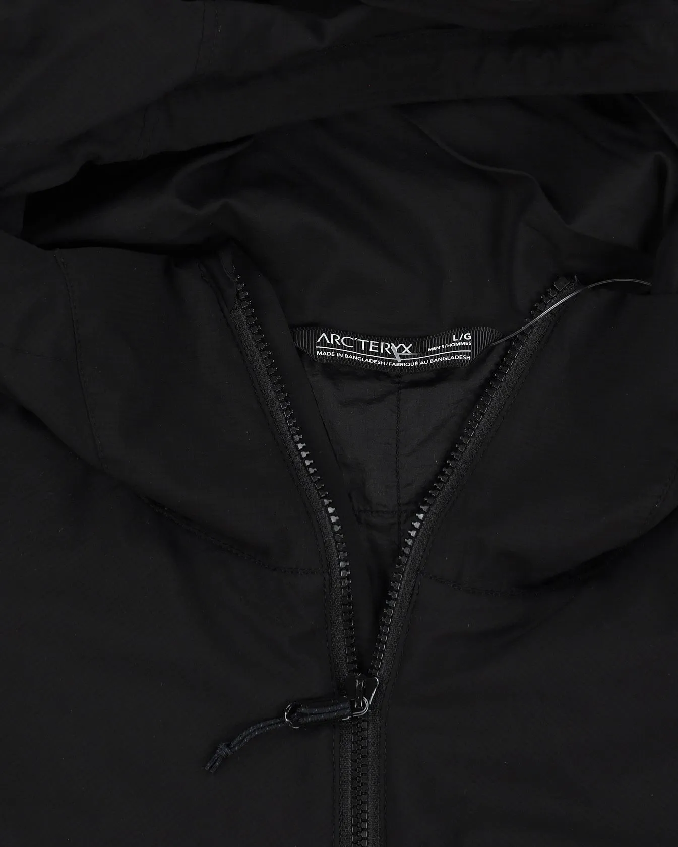 Arc'teryx Black Lightweight Windbreaker - L