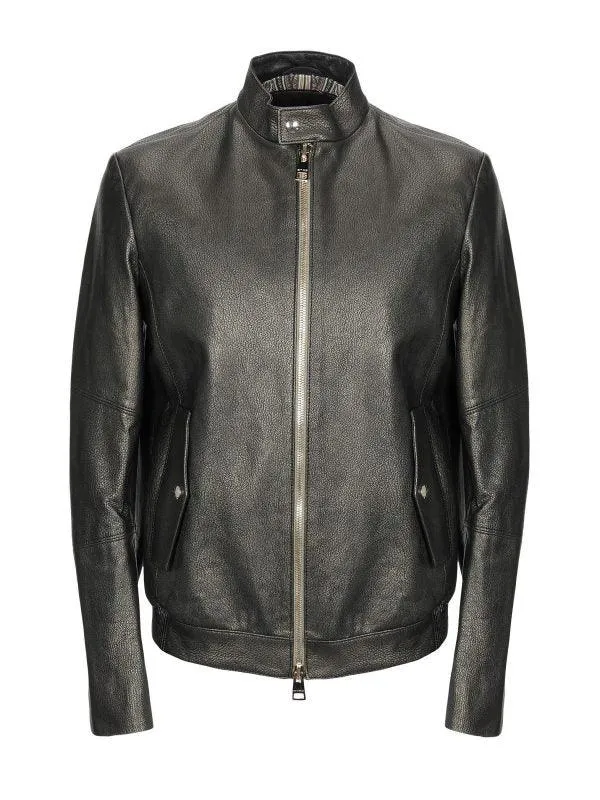 Black Leather Jacket for Men