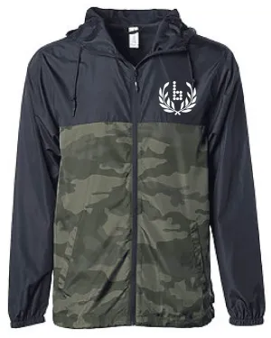Braille Skateboarding Camo Windbreaker Jacket