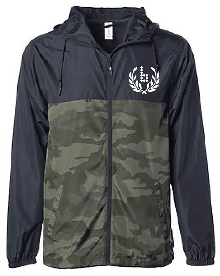 Braille Skateboarding Camo Windbreaker Jacket