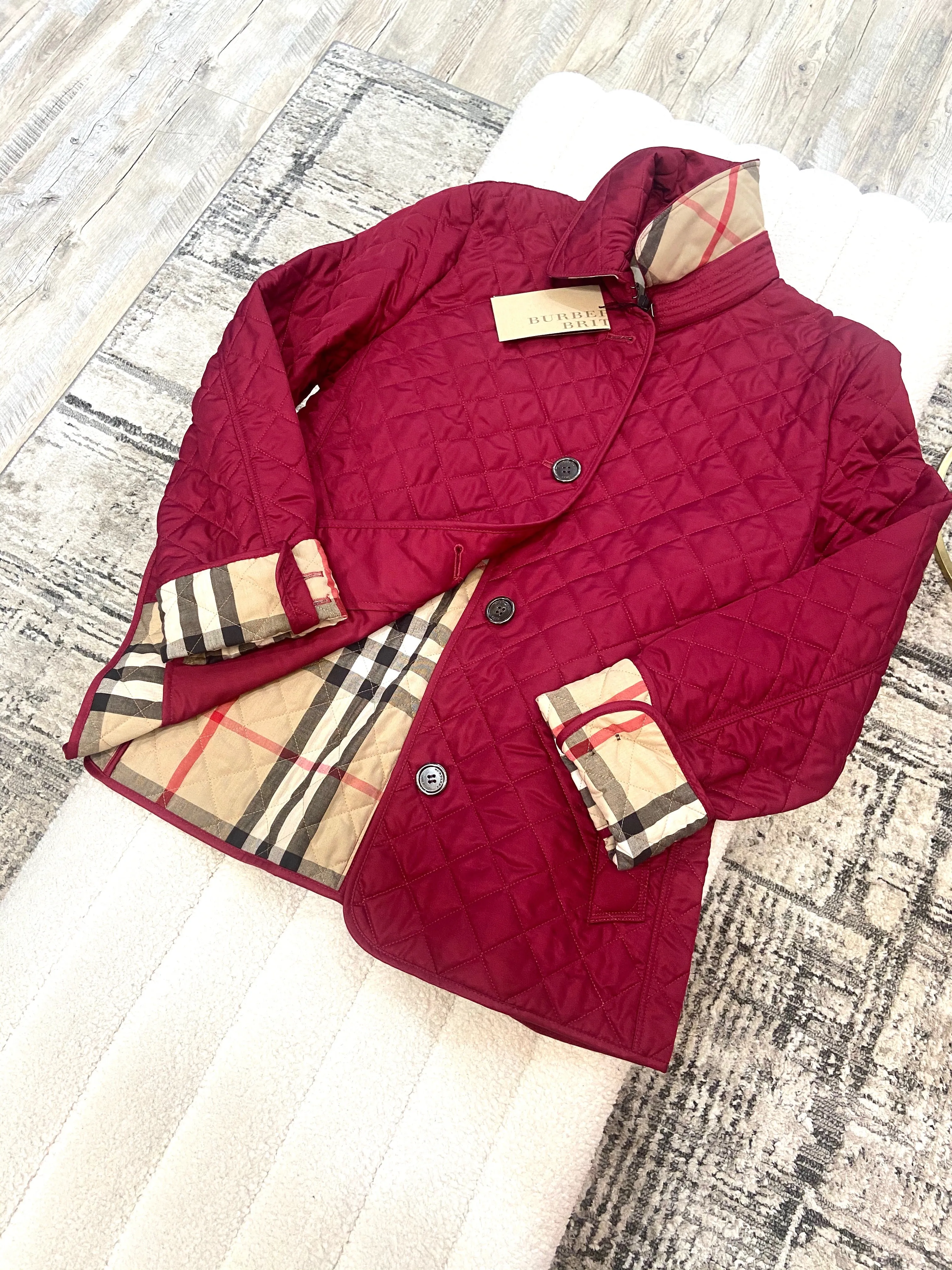 BURBERRY BRIT QUILTED JACKET