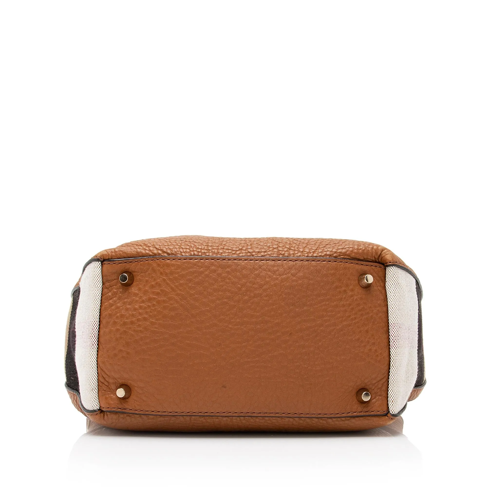 Burberry Calfskin House Check Maidstone Small Shoulder Bag (SHF-23705)
