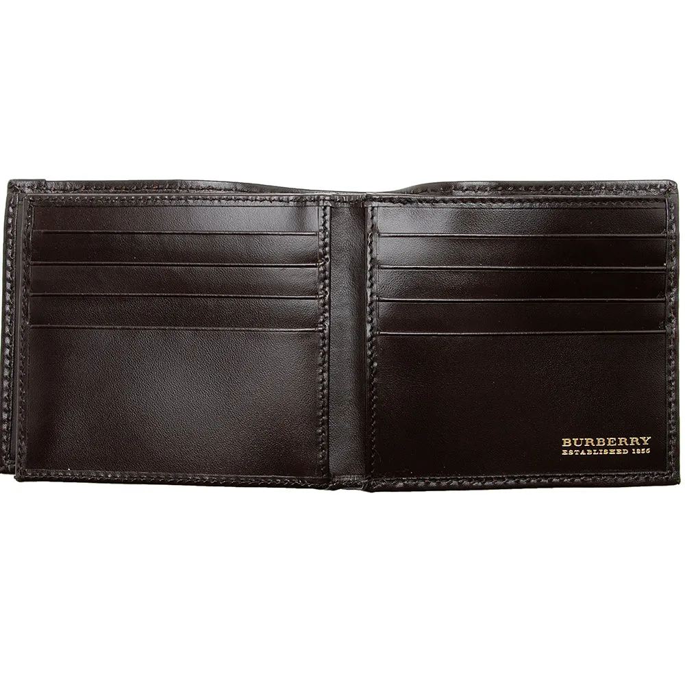 Burberry Haymarket Check Bi-fold Wallet (SHF-18237)