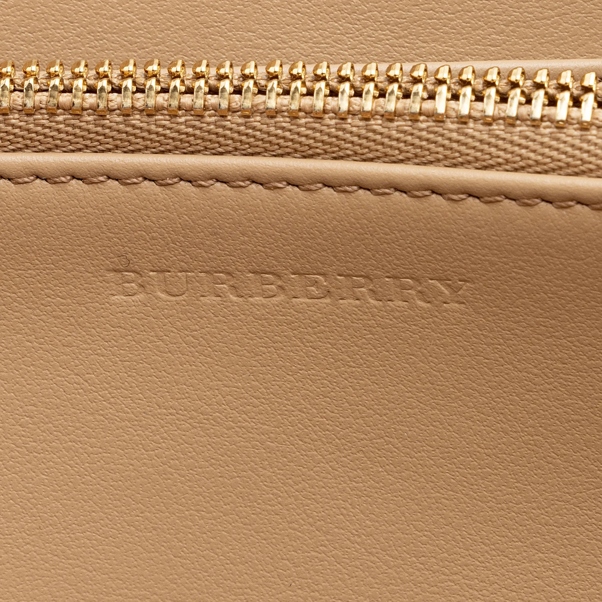 Burberry Haymarket Check Zip Around Wallet (SHF-T4rgfq)