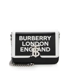 Burberry Leather Logo TB Shoulder Bag (SHF-15569)