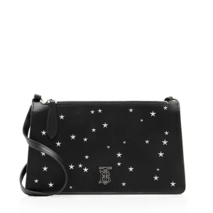 Burberry Leather Star Print TB Mini Pouch (SHF-23378)