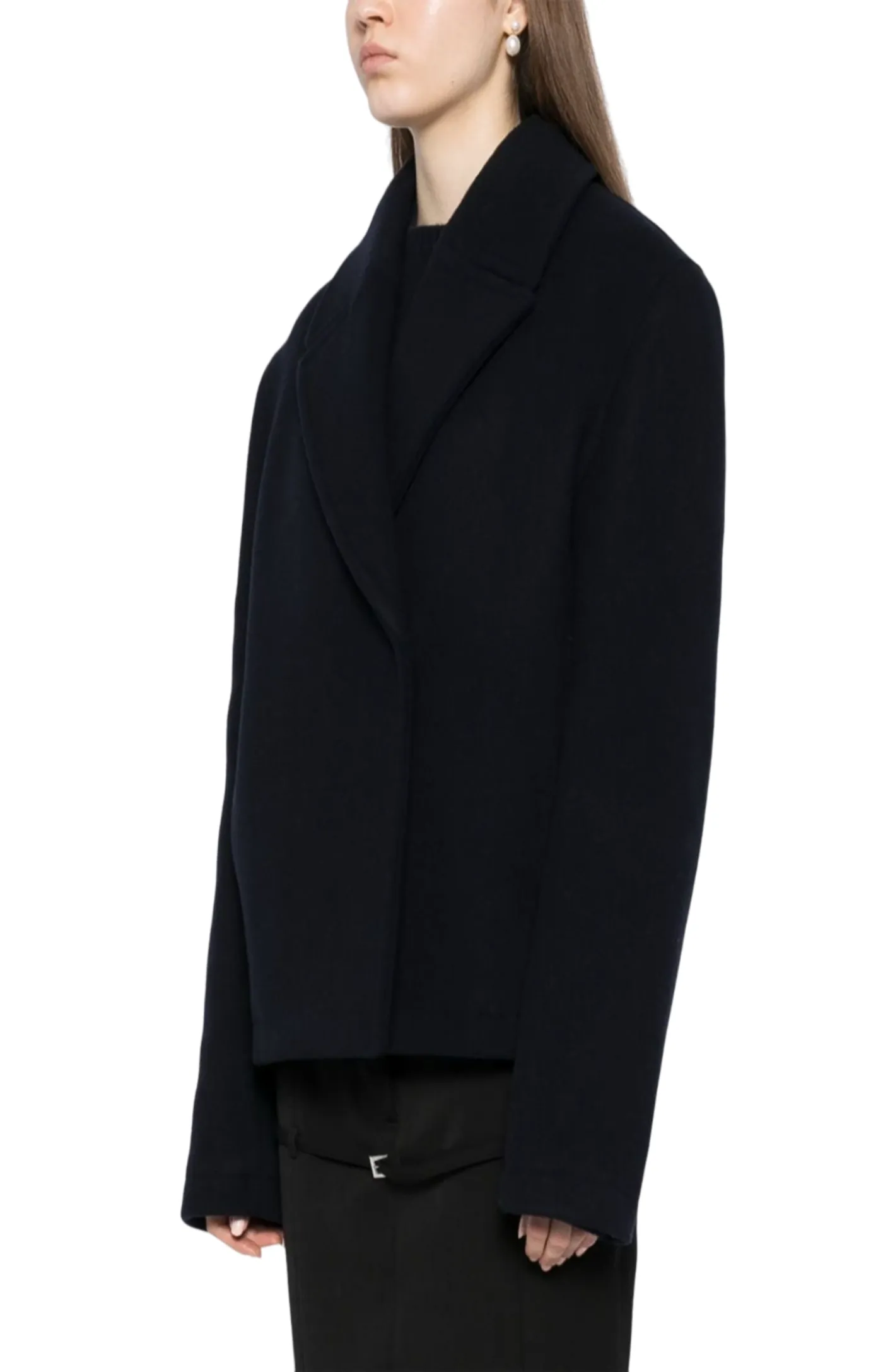 Cropped peacoat