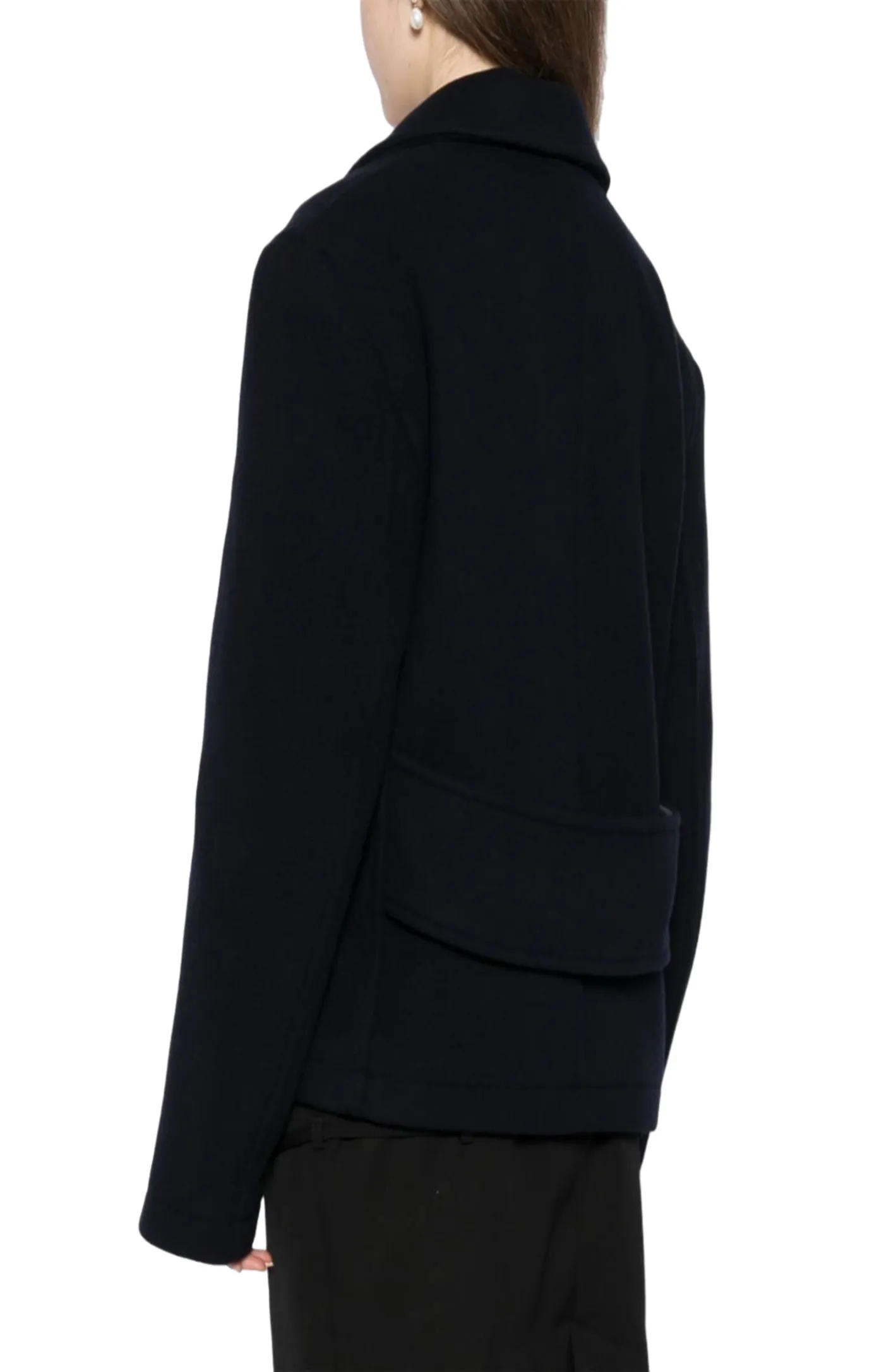 Cropped peacoat