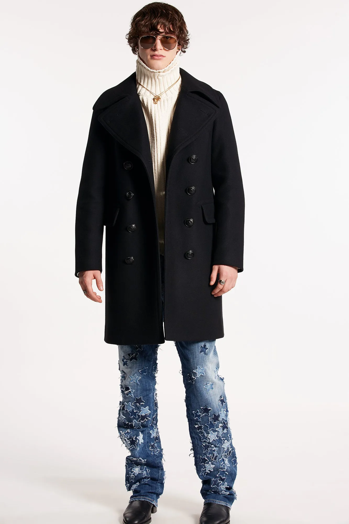 DOUBLE-BREASTED PEACOAT