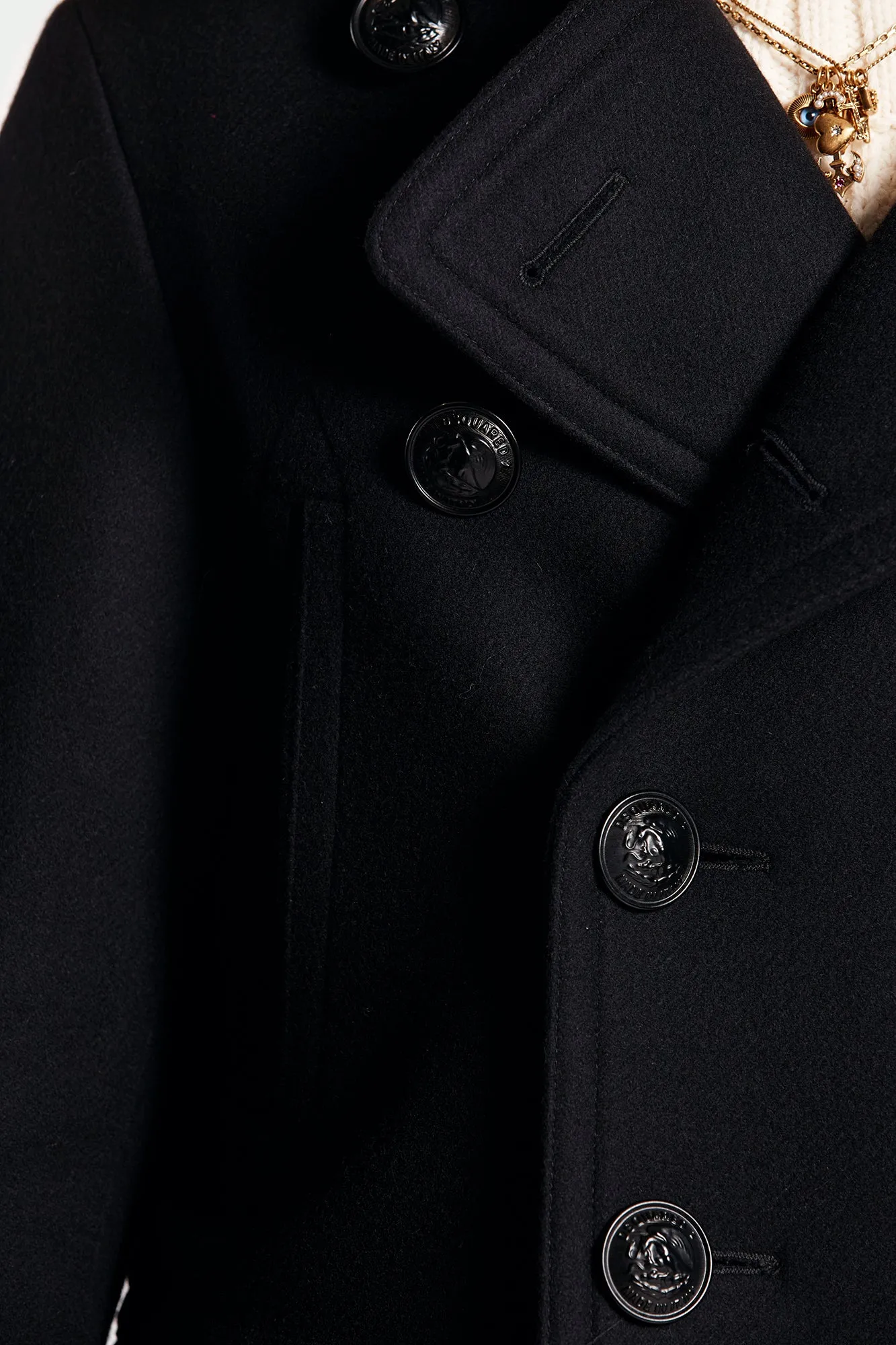 DOUBLE-BREASTED PEACOAT