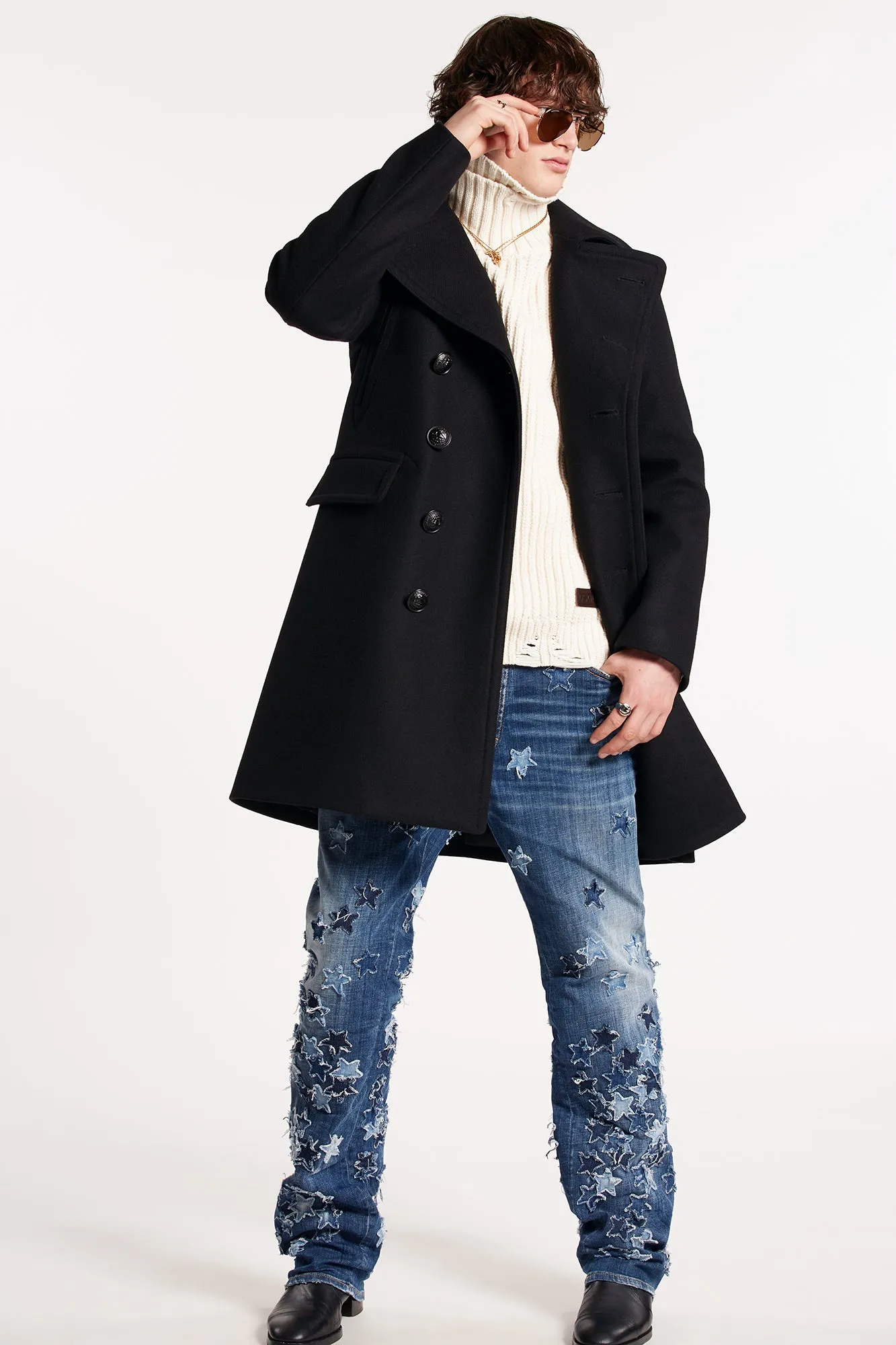 DOUBLE-BREASTED PEACOAT