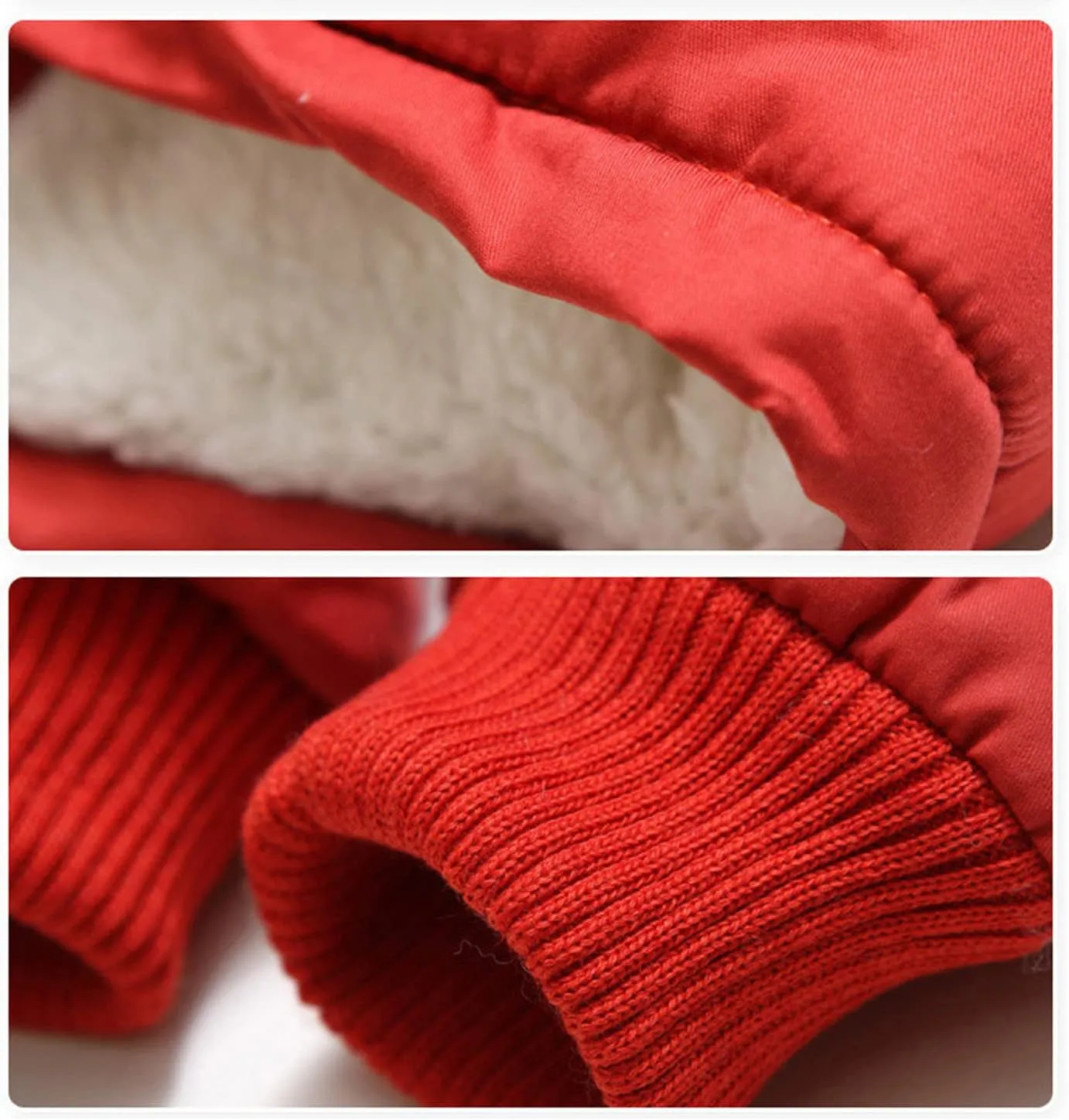 EISHOW Kids Boys Warm Thick Jackets Hooded Cotton Fleece Parka Coat Children Winter Zipper Outerwear