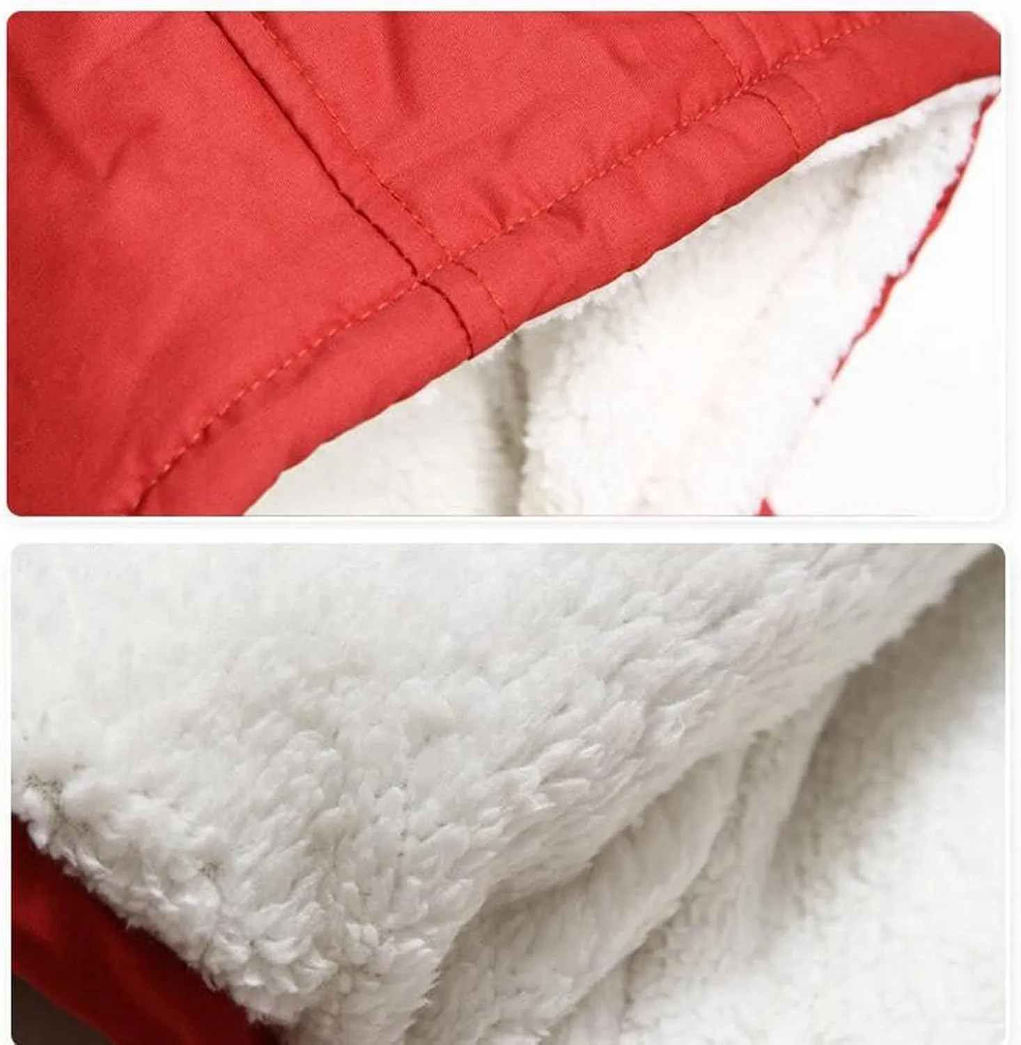EISHOW Kids Boys Warm Thick Jackets Hooded Cotton Fleece Parka Coat Children Winter Zipper Outerwear