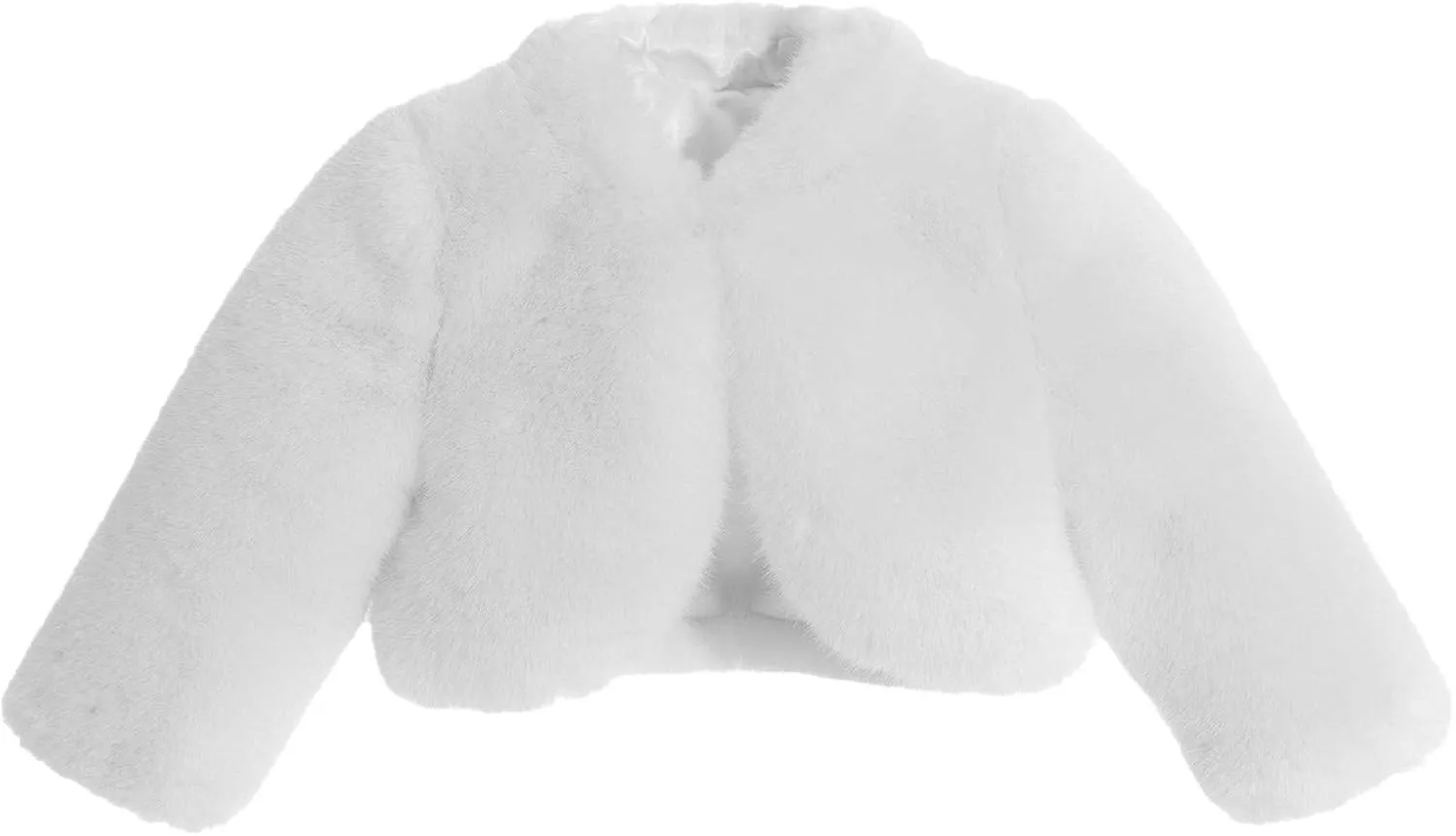 ekidsbridal Flower Girl Faux Fur Cape Cover-Up Bolero Jacket Shrug Coat