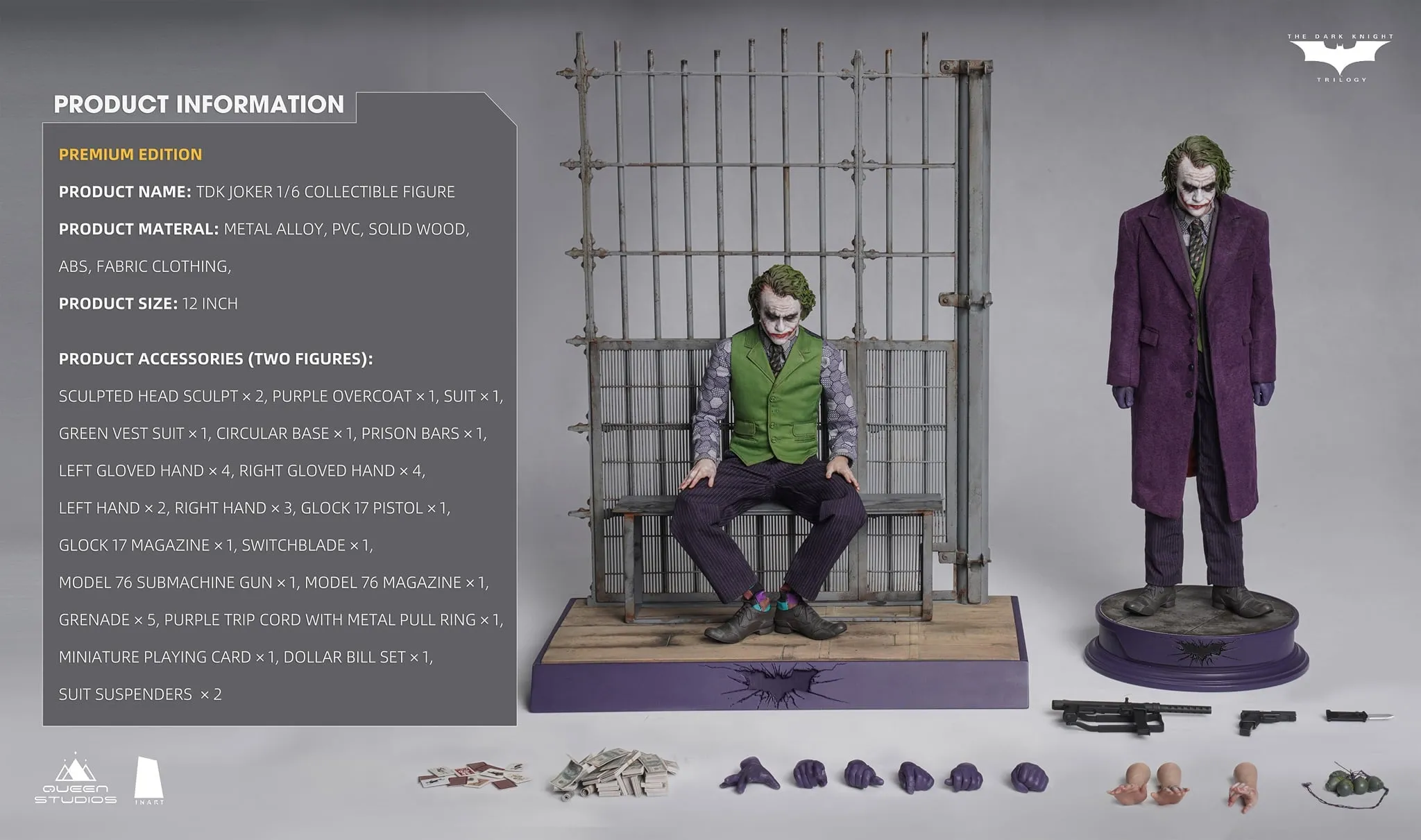 INART - TDK Joker 1/6 Collectibles Figure (Premium Edition)