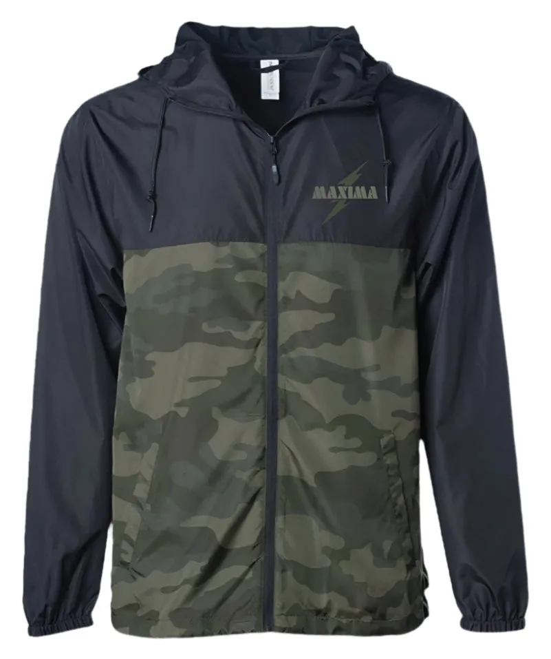 Maxima Logo Windbreaker Camo Black