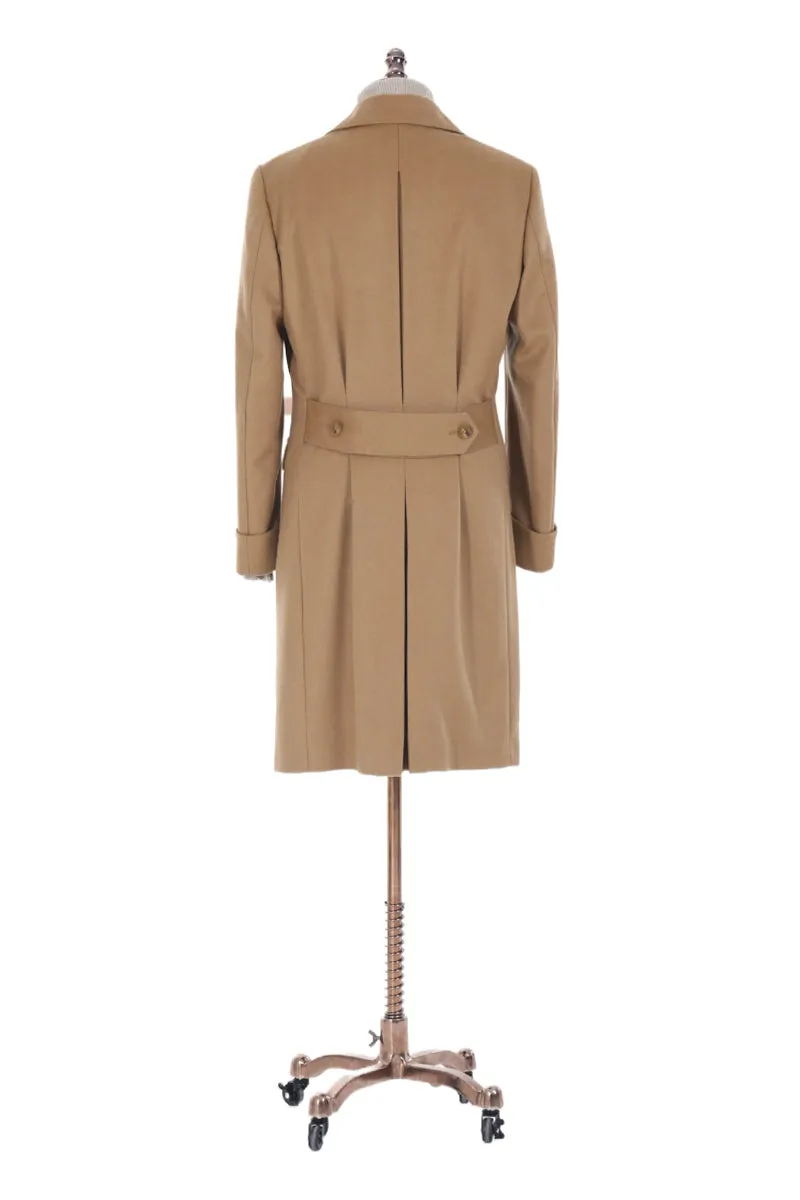 Men's Camel colored Custom Overcoat