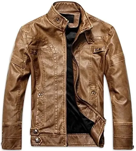 Men's Classic PU Leather Motorcycle Jacket - High-Quality Autumn Winter Casual Coat | Jaqueta de Couro Masculina 5XL