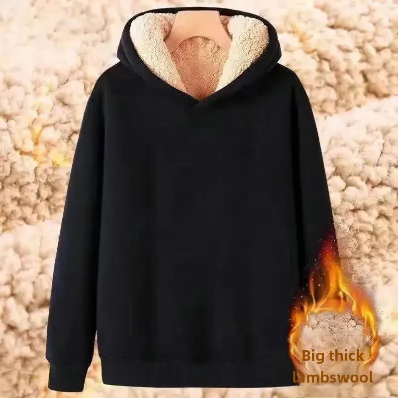 Men's Winter Thickened Fleece-Lined Cotton Coat | Hooded Plus-Size Warm Parka Jacket