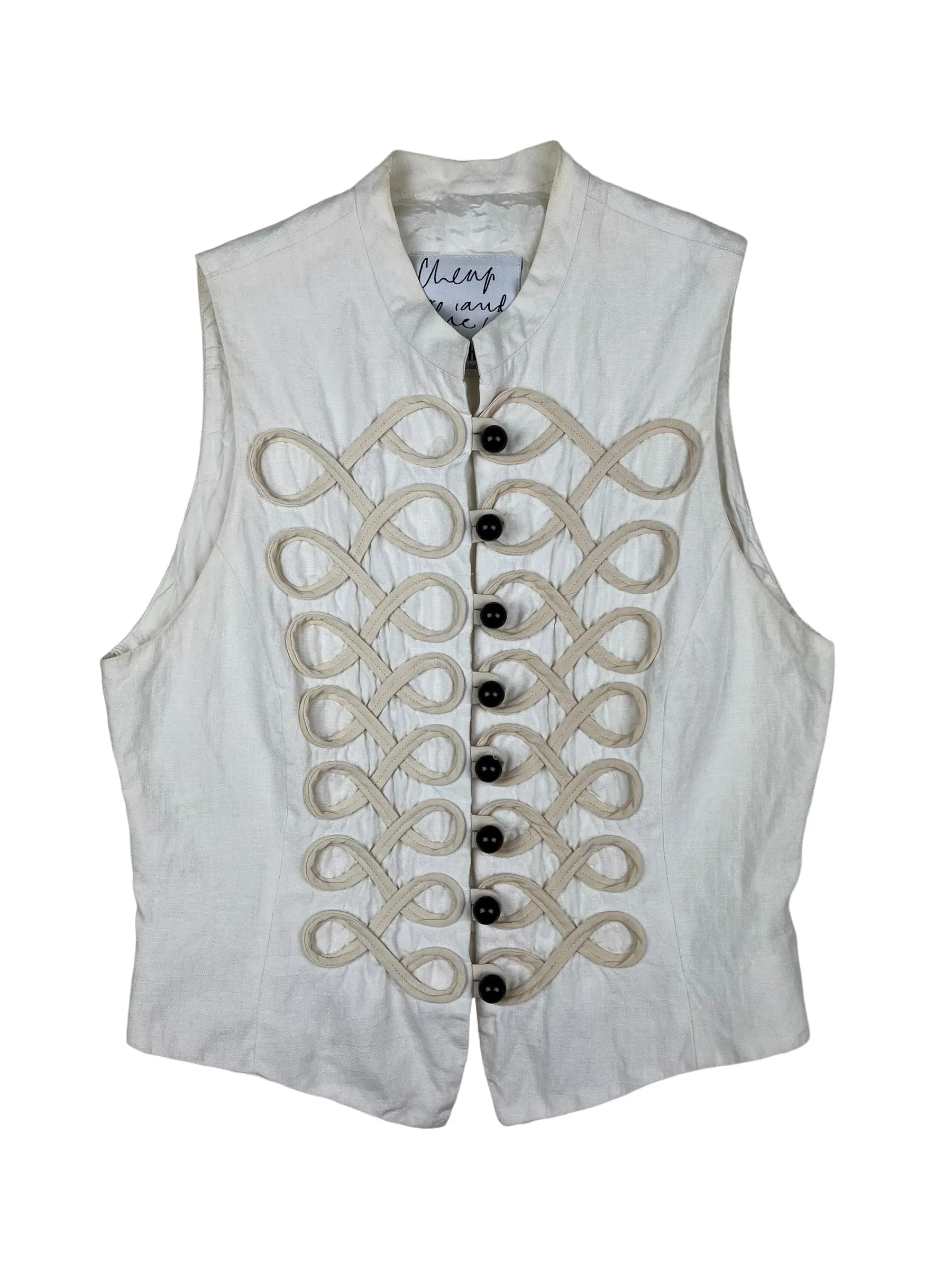 Moschino early 1990s waist coat