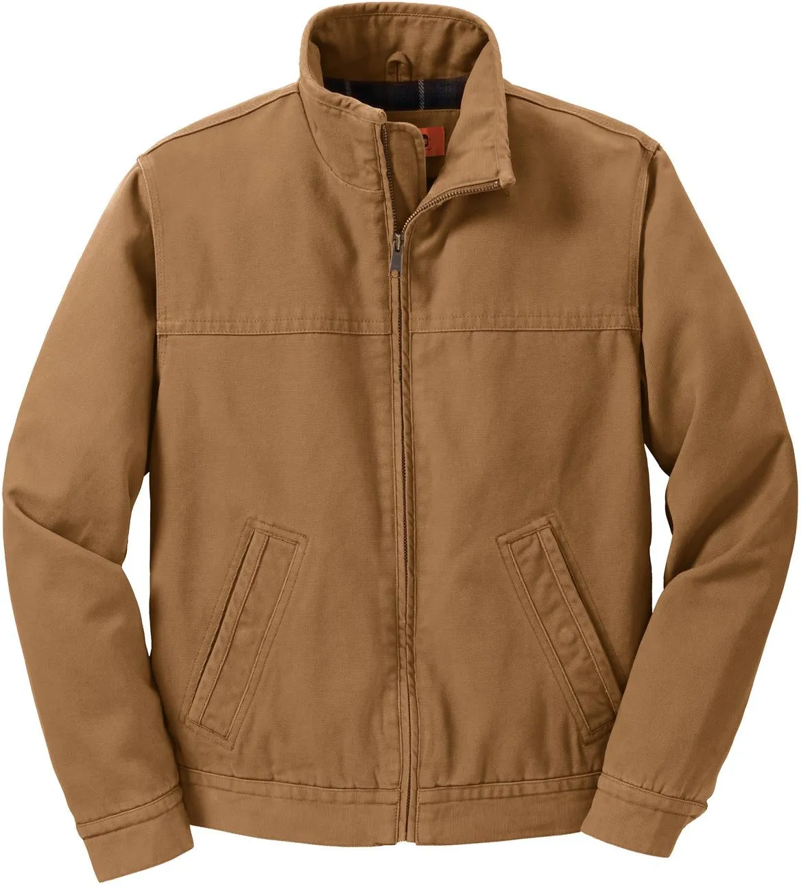 OUTLET-CornerStone Washed Duck Cloth Flannel-Lined Work Jacket