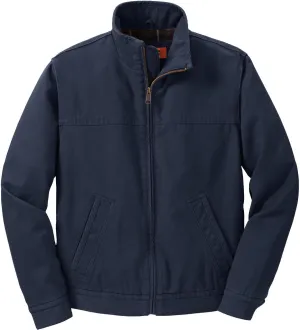 OUTLET-CornerStone Washed Duck Cloth Flannel-Lined Work Jacket