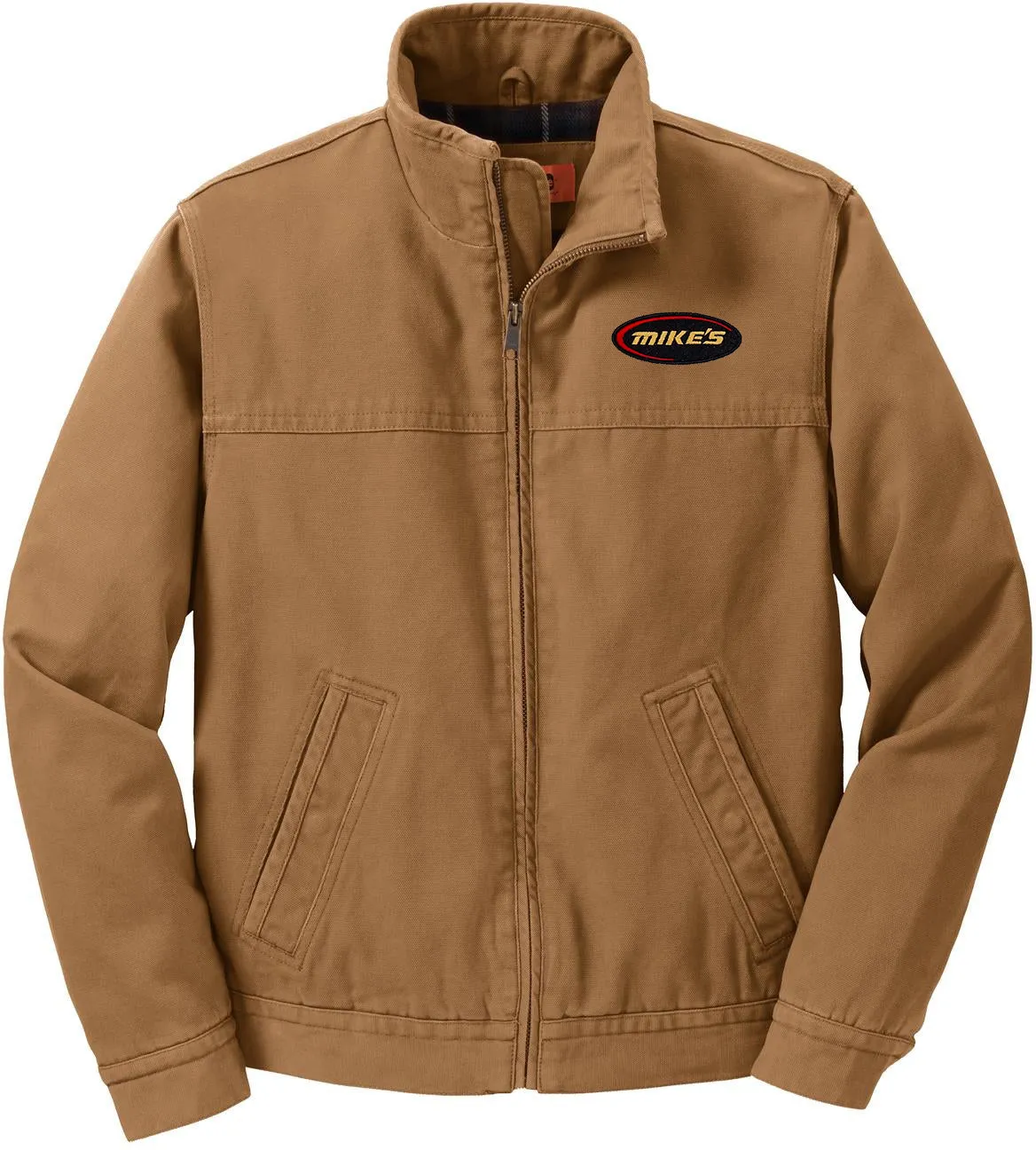 OUTLET-CornerStone Washed Duck Cloth Flannel-Lined Work Jacket