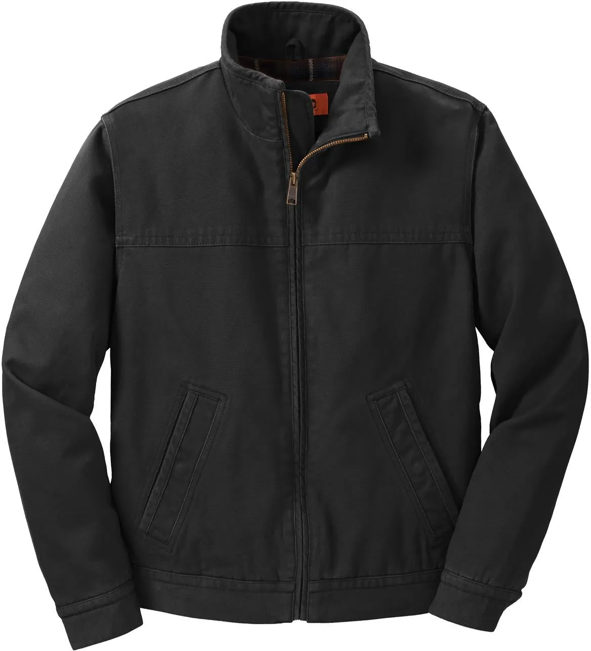 OUTLET-CornerStone Washed Duck Cloth Flannel-Lined Work Jacket