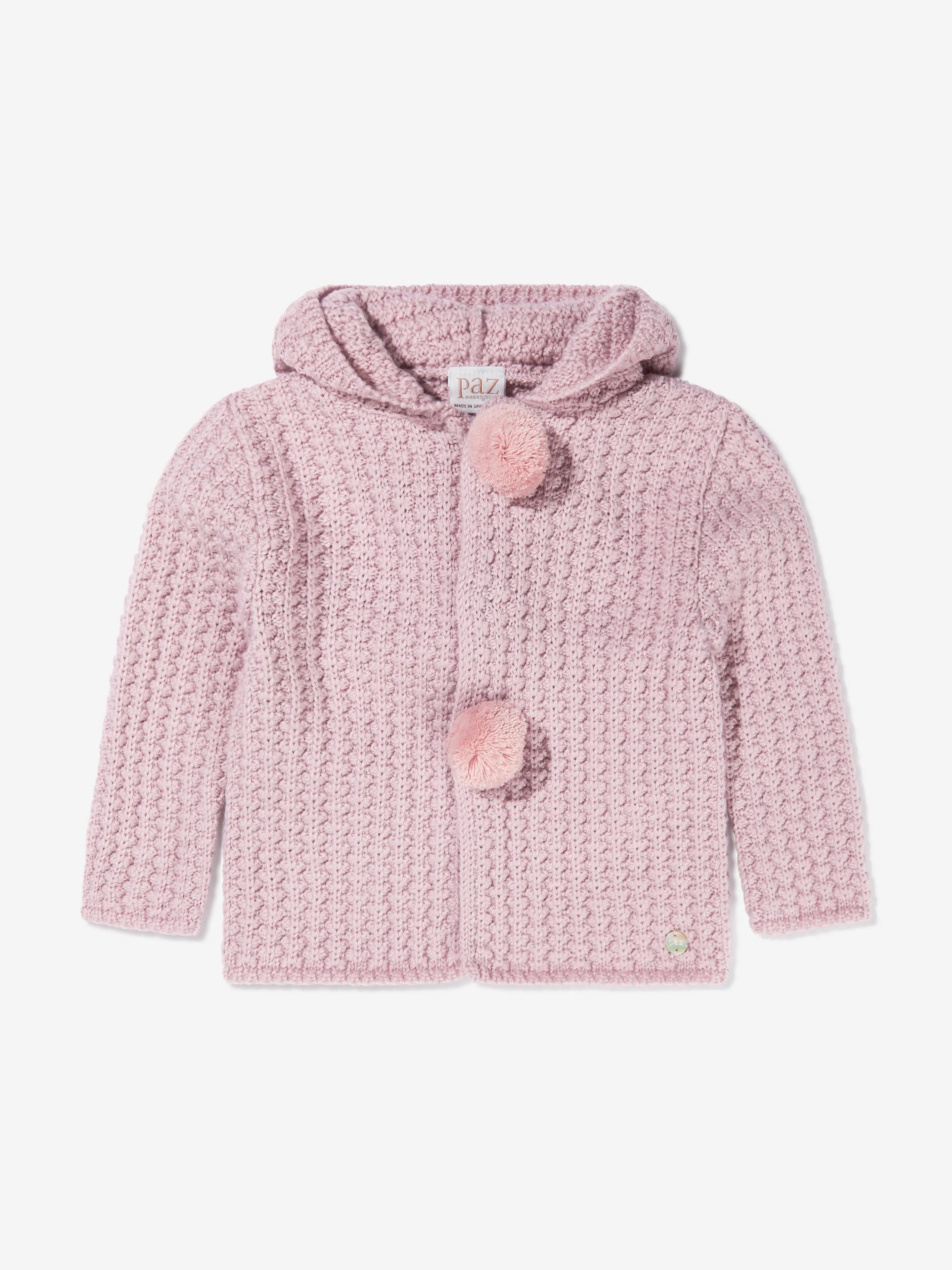Paz Rodriguez Baby Girls Wool Hooded Jacket