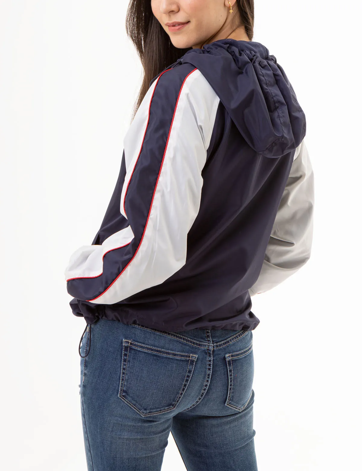 RAGLAN COLOBRLOCK VARSITY WINDBREAKER
