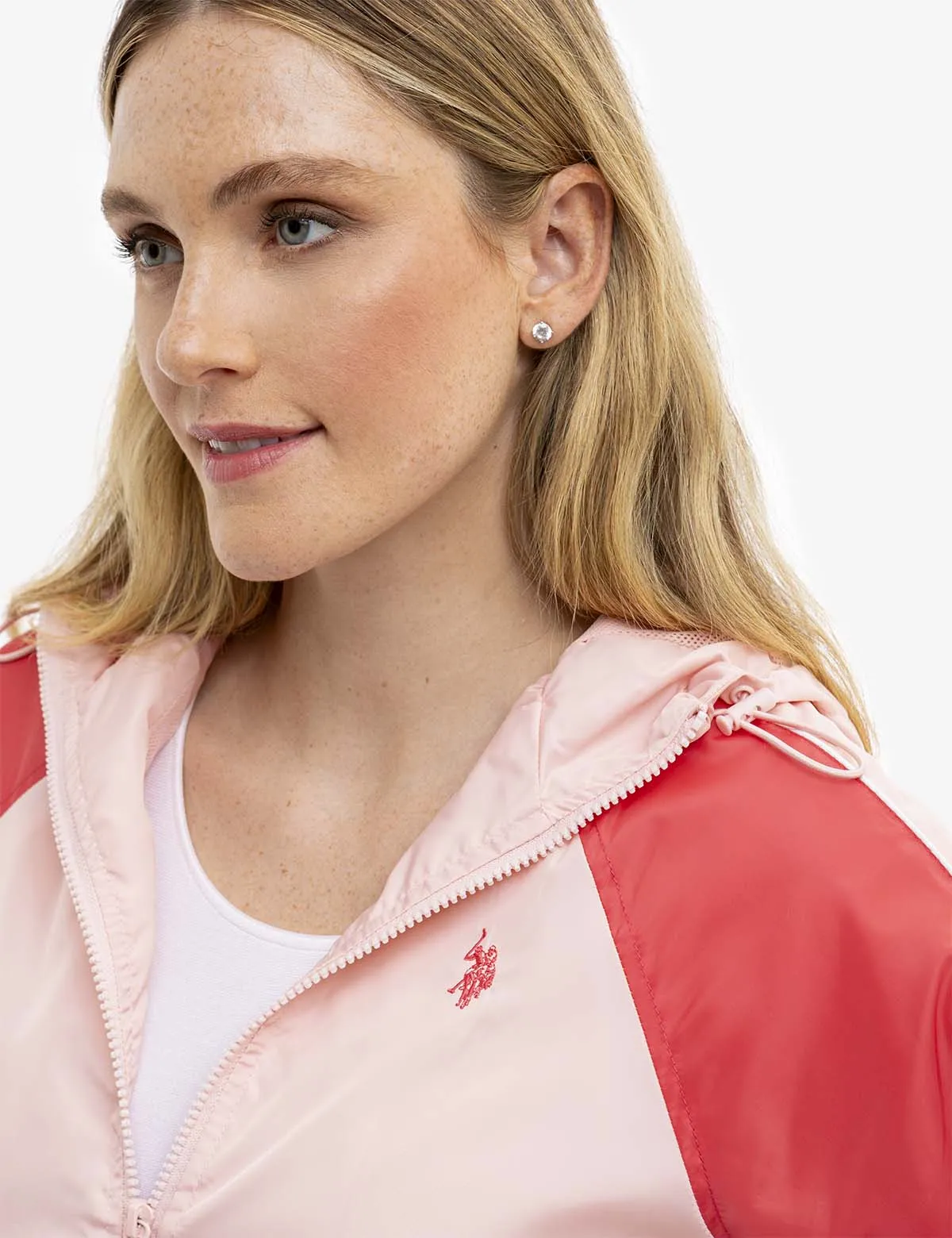 RAGLAN COLOBRLOCK VARSITY WINDBREAKER