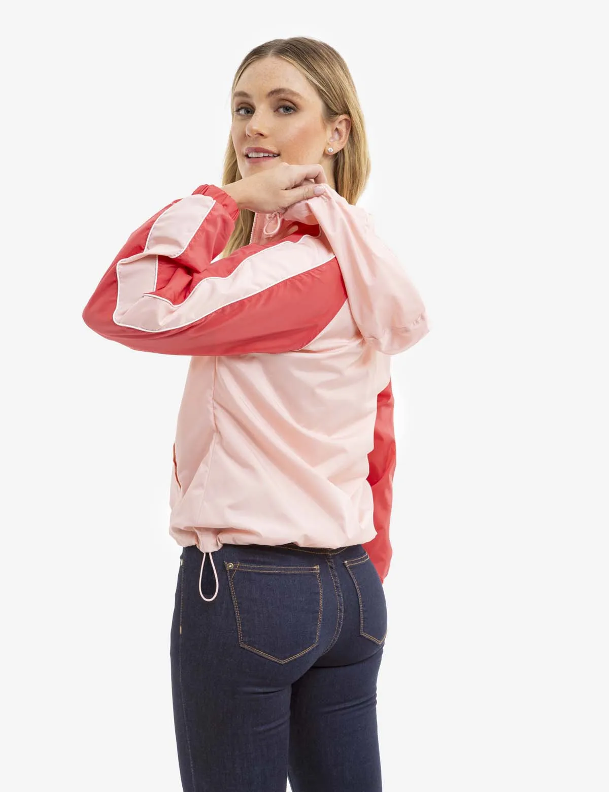 RAGLAN COLOBRLOCK VARSITY WINDBREAKER