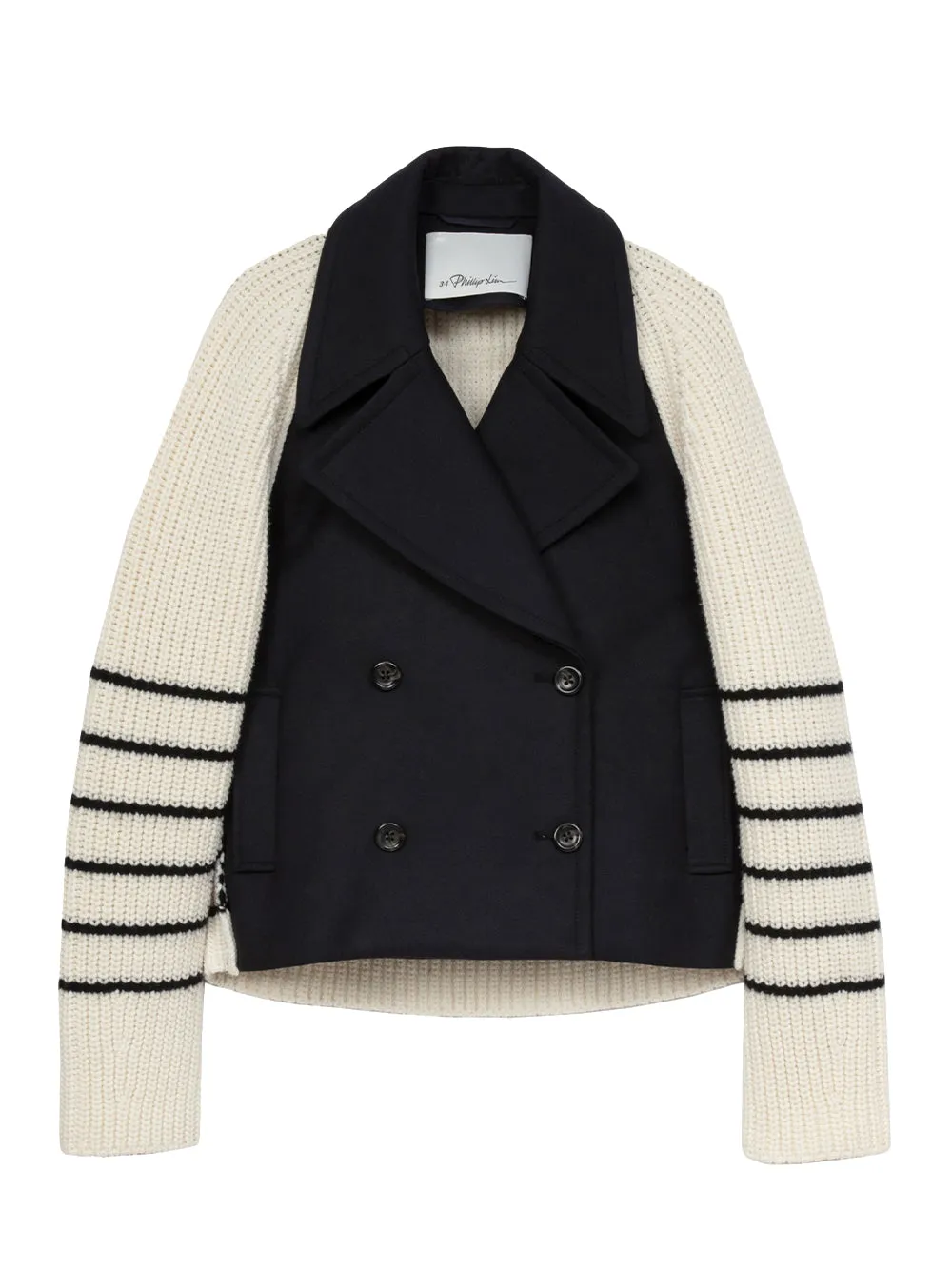 Sailor Stripe Knitted Combo Peacoat (Midnight Multi)