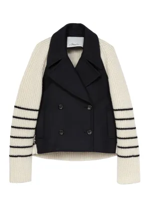 Sailor Stripe Knitted Combo Peacoat (Midnight Multi)
