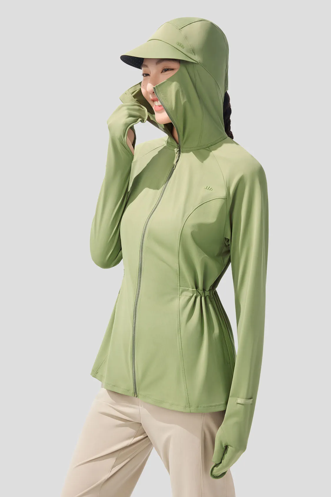 Sculpt - Women's Waist-Cinched Full Protection Sun Jacket UPF200 