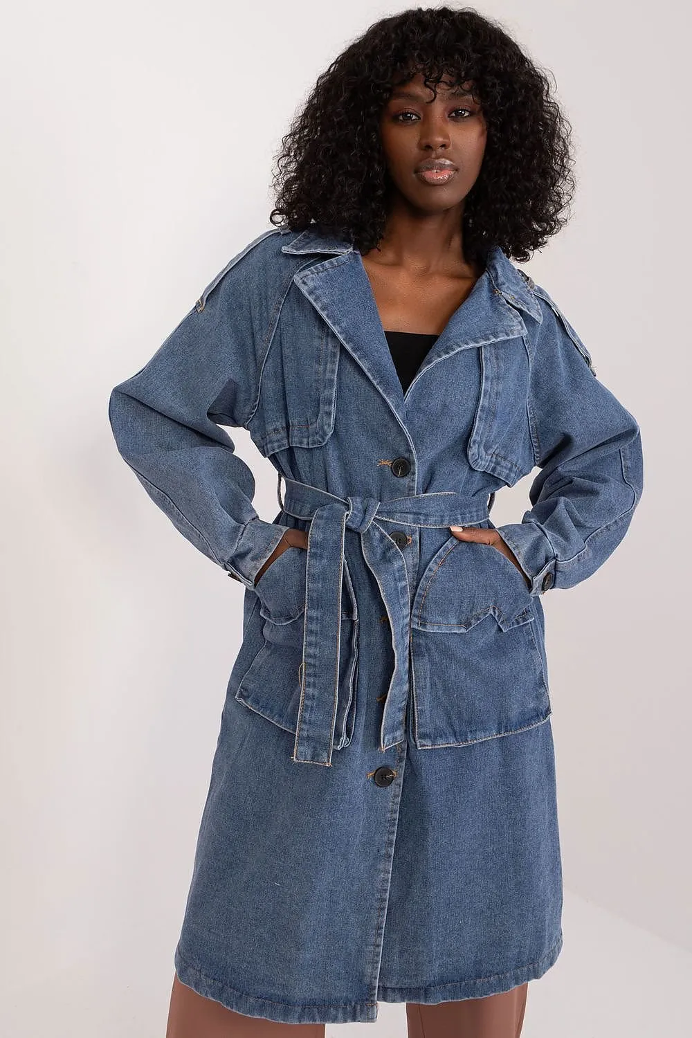 Street Style Commando Denim Jacket