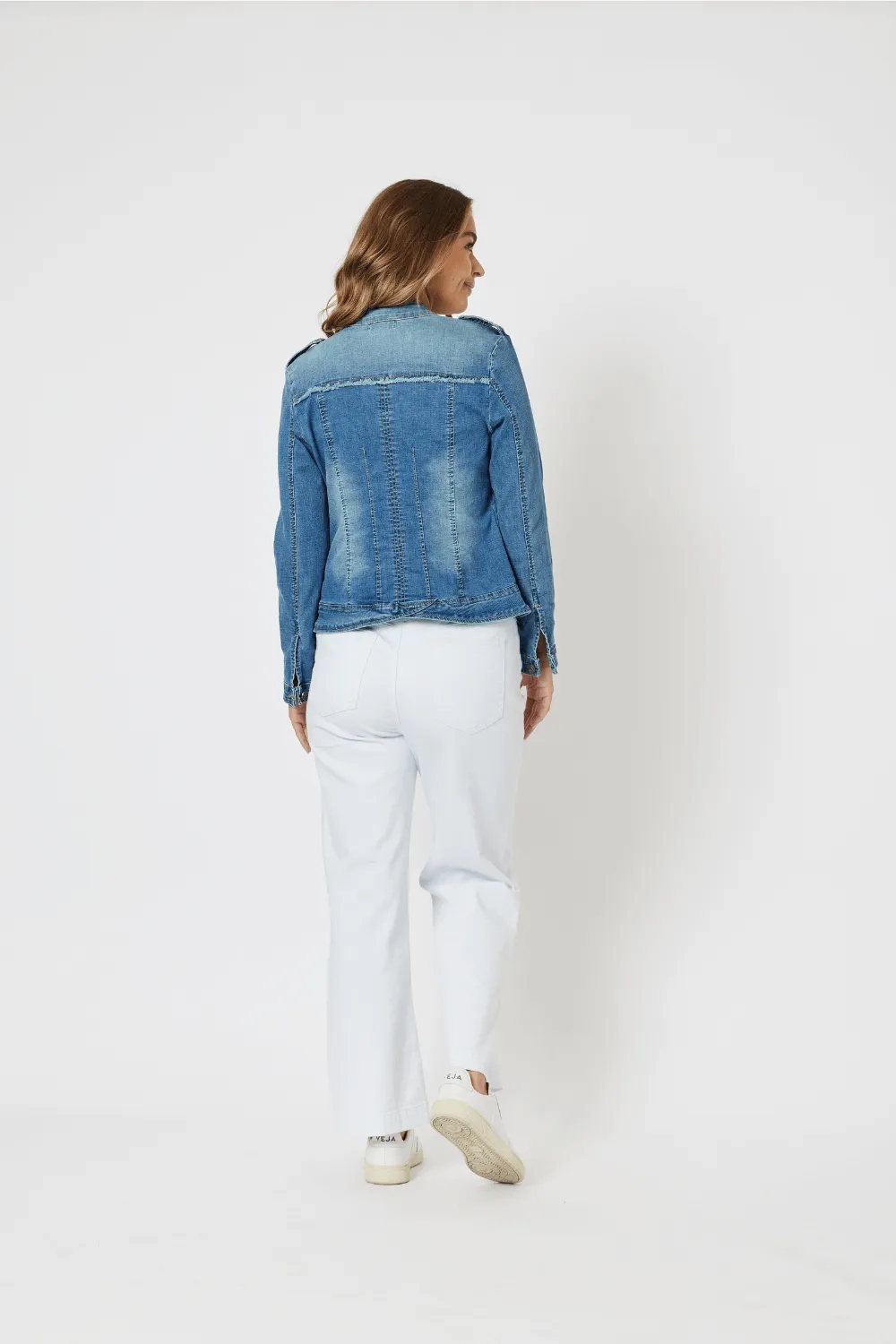 Threadz Military Denim Jacket