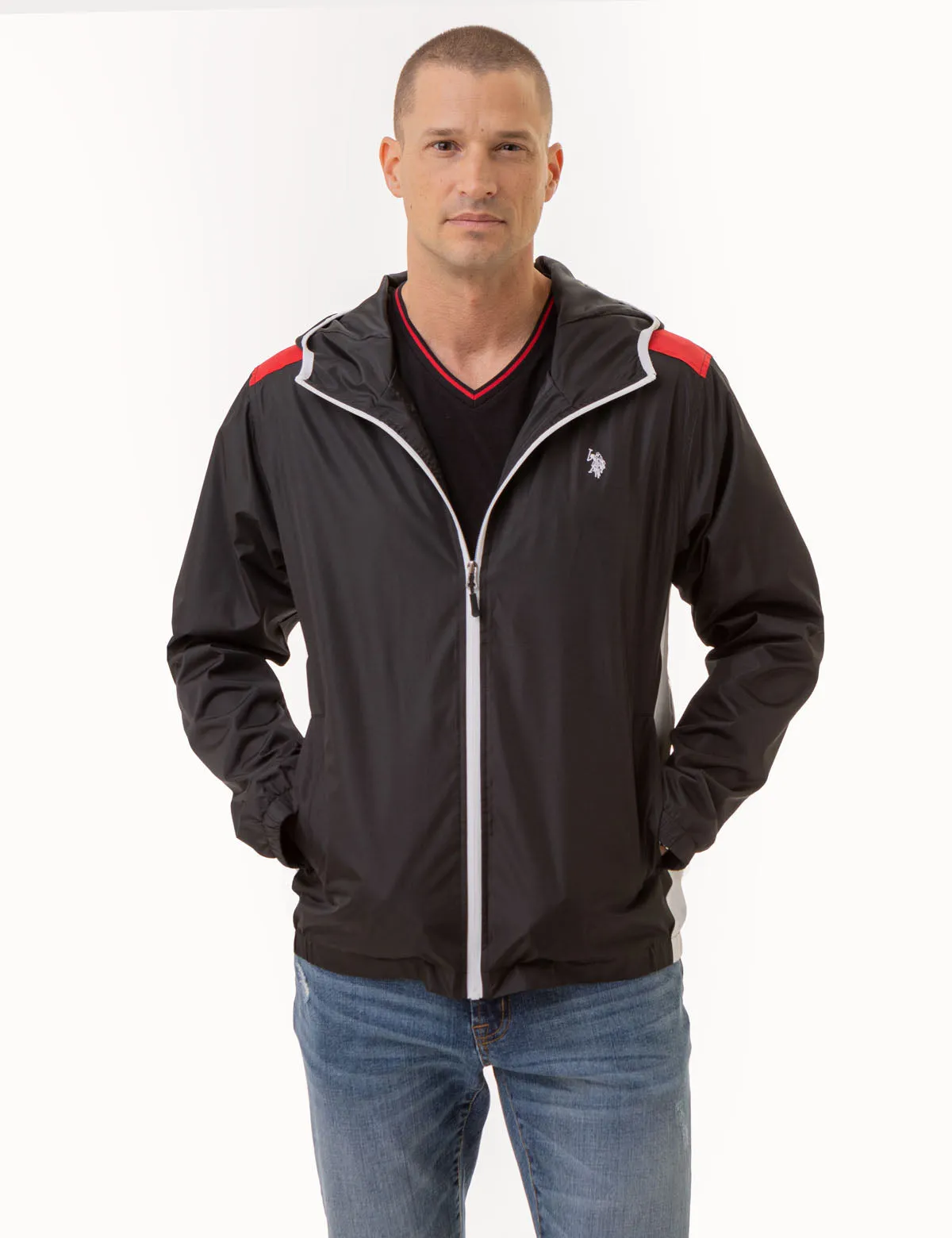 USPA SPORT COLORBLOCK WINDBREAKER