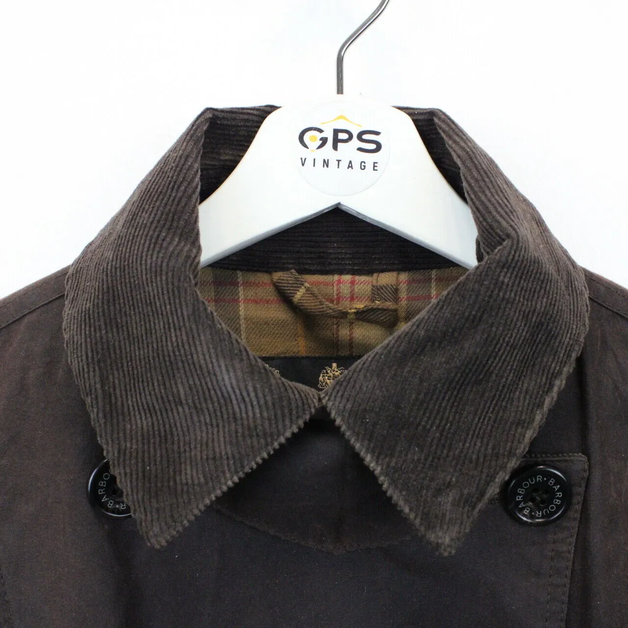 Womens BARBOUR Waxed Jacket Brown | Medium
