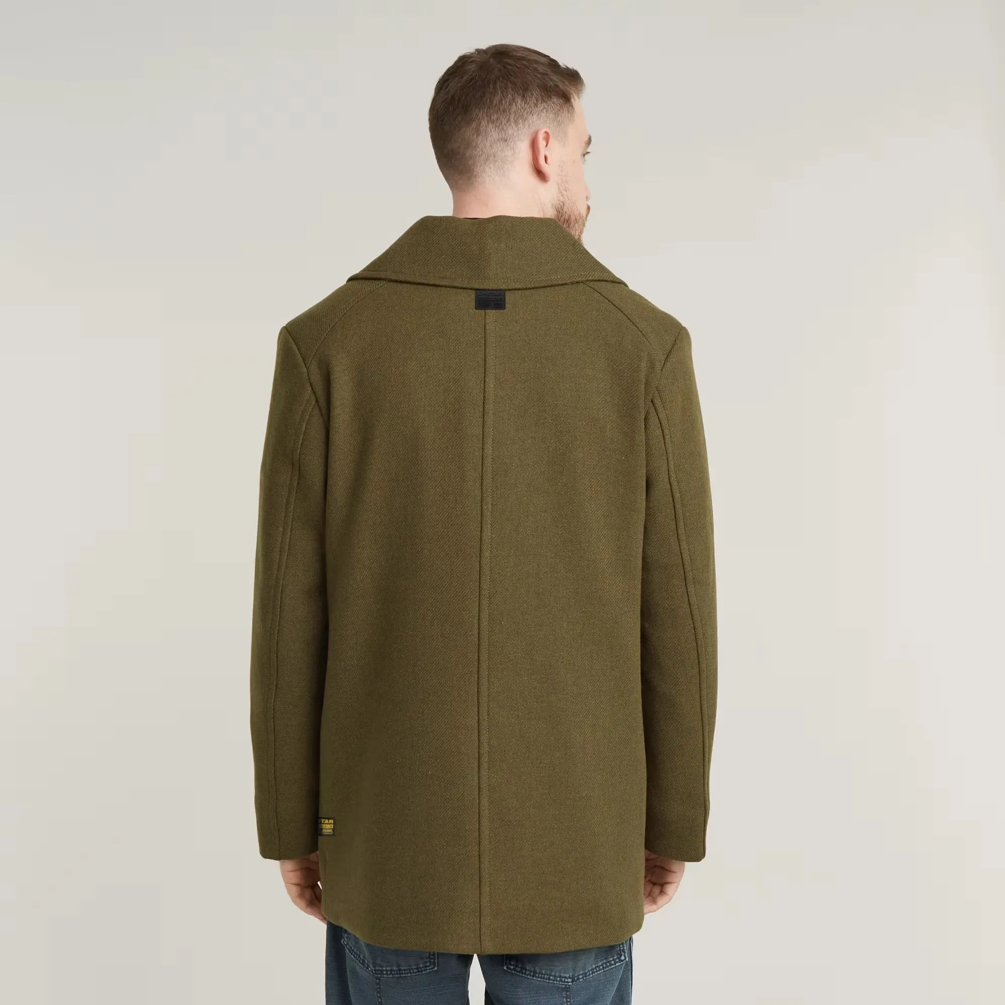Wool Peacoat (Olive) - D25402-D445-C744