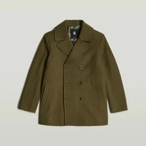 Wool Peacoat (Olive) - D25402-D445-C744